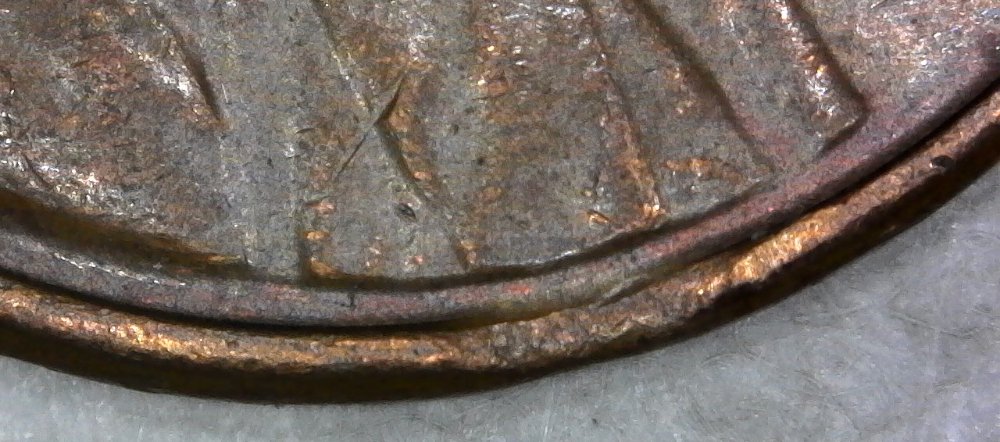 1982-P-Lincoln-Memorial-Cent-With-Genuine-Rim-Clip?-Found-CRH